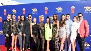 SANTA MONICA, CALIFORNIA - JUNE 15: 'Vanderpump Rules' cast attend the 2019 MTV Movie and TV Awards at Barker Hangar on June 15, 2019 in Santa Monica, California.